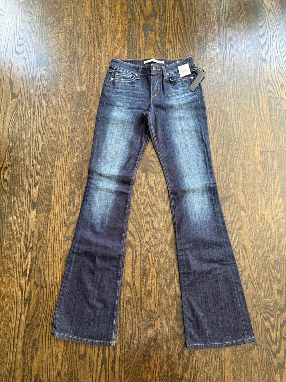 ICON Women's Dark Blue Flare Jeans